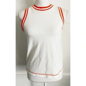 Hunter Target • White Orange Tank Top